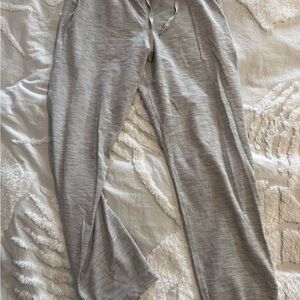 lululemon athletica Light Gray Track Pants